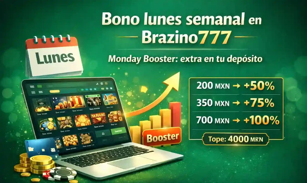 Bono lunes Brazino777 +100% casino