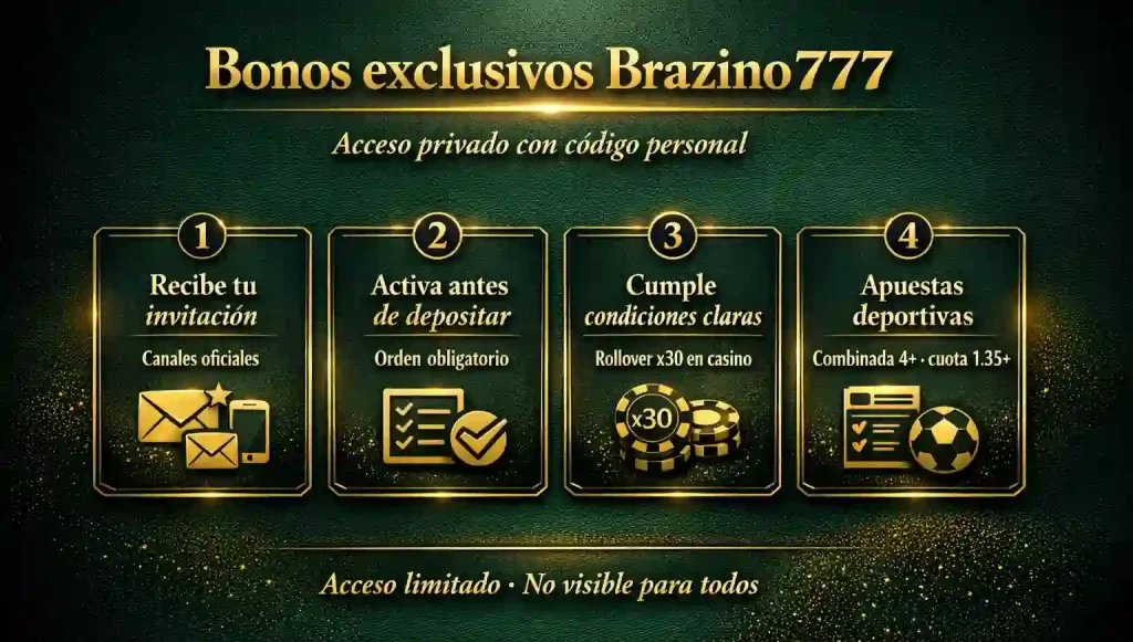 Bonos exclusivos Brazino777 activación paso a paso